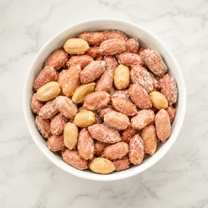 Dry roasted salted peanuts
